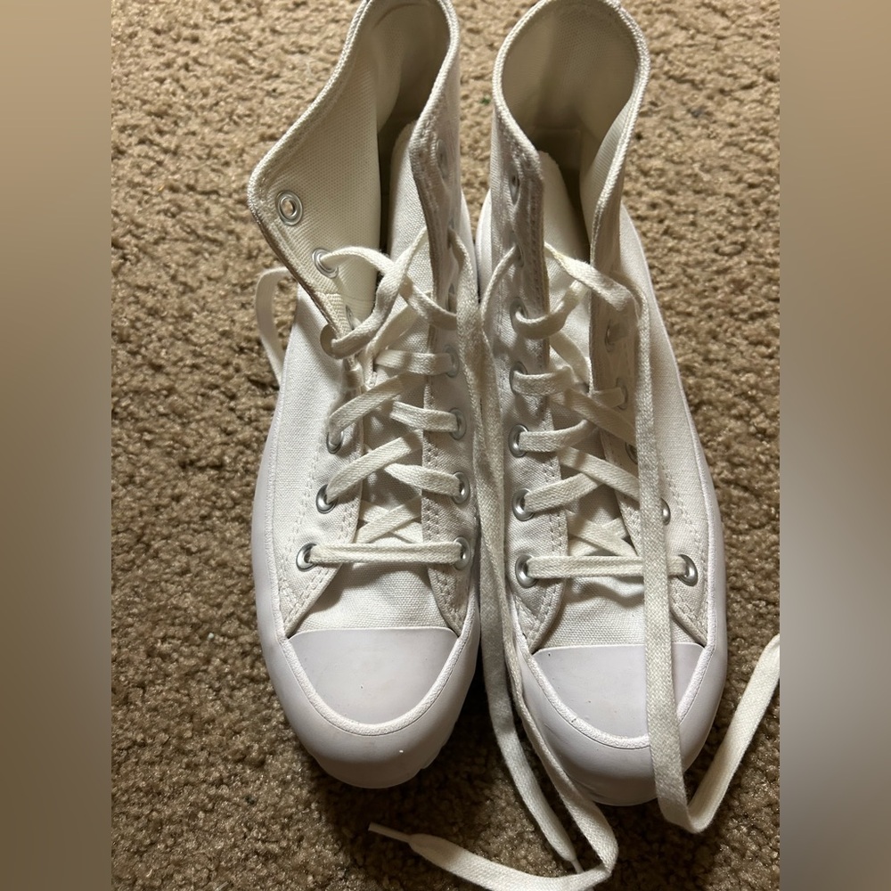White lugged converse